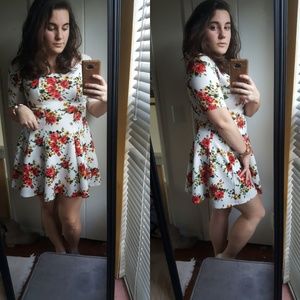 Floral Skater Dress
